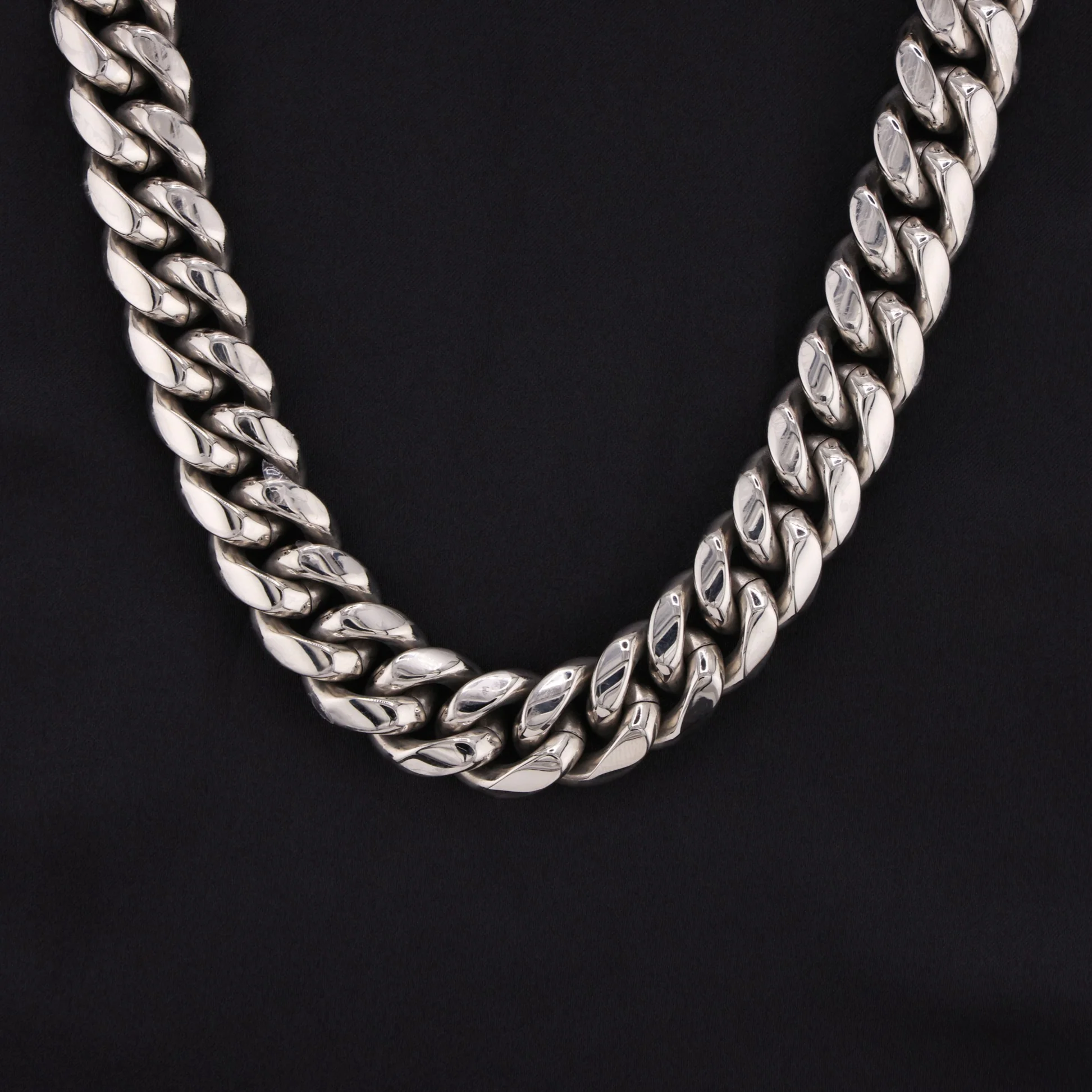 18mm Miami Cuban Chain - Premium 316L Stainless - Image 2