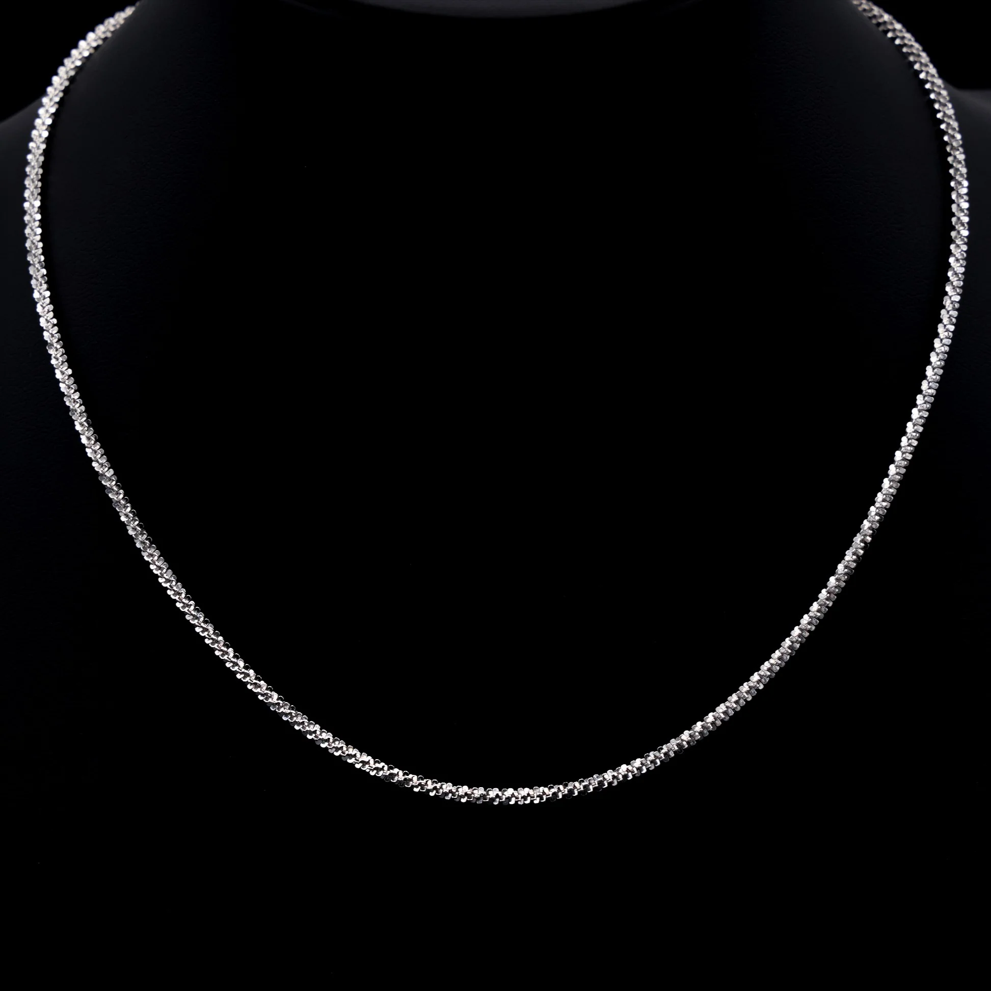 2mm Roc Necklace - 925 Silver