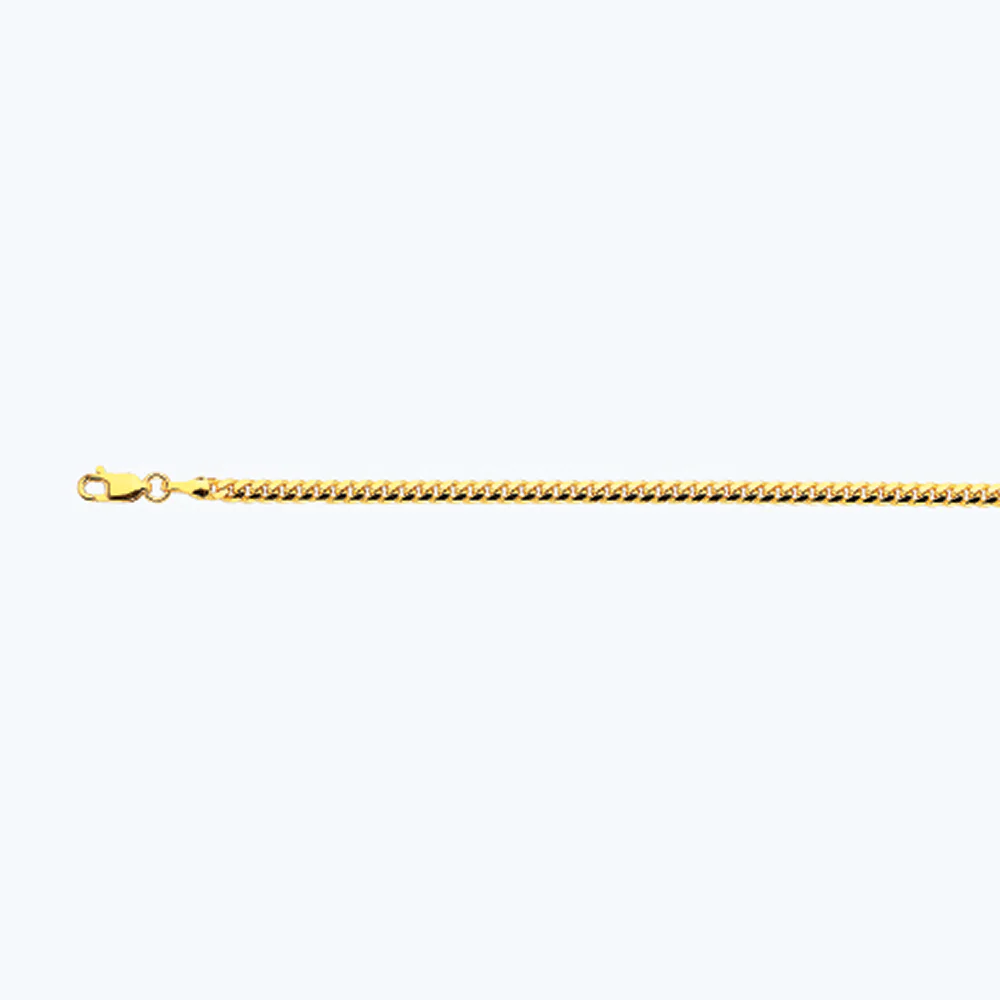 3.5mm Solid Miami Cuban - 10k Gold - Image 2