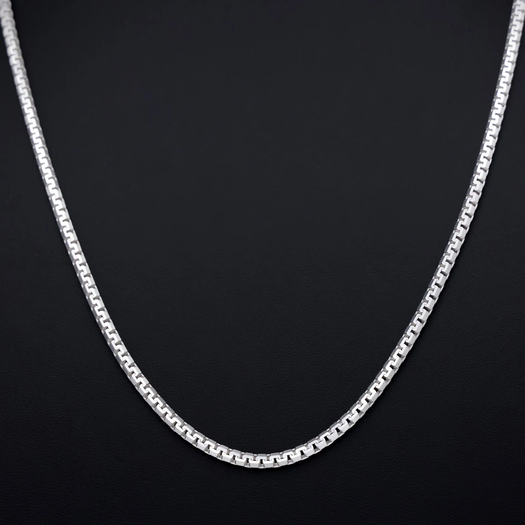 3mm Aztec Link Chain - 925 Silver - Image 2