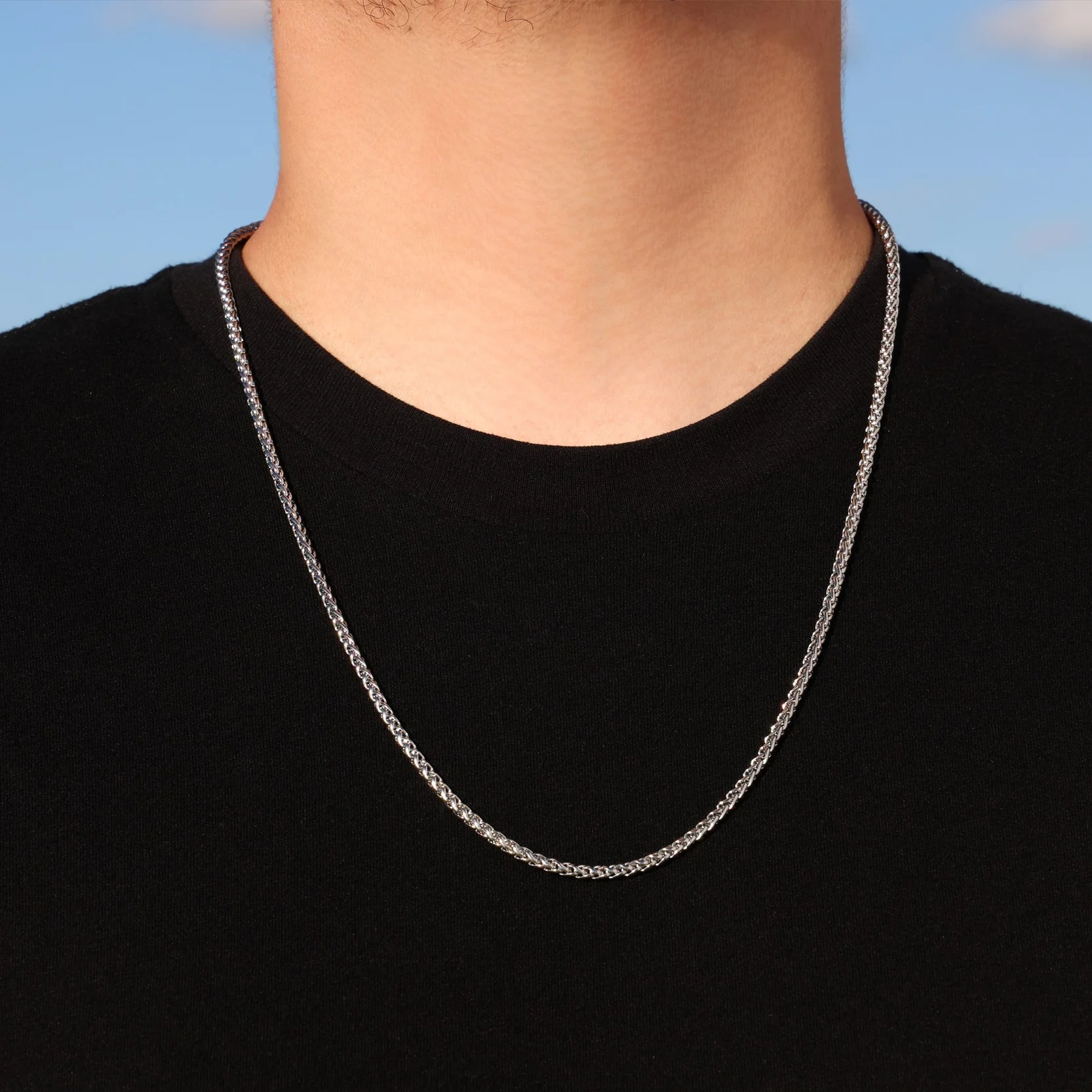 3mm Espiga Chain - Premium 316L Stainless - Image 3