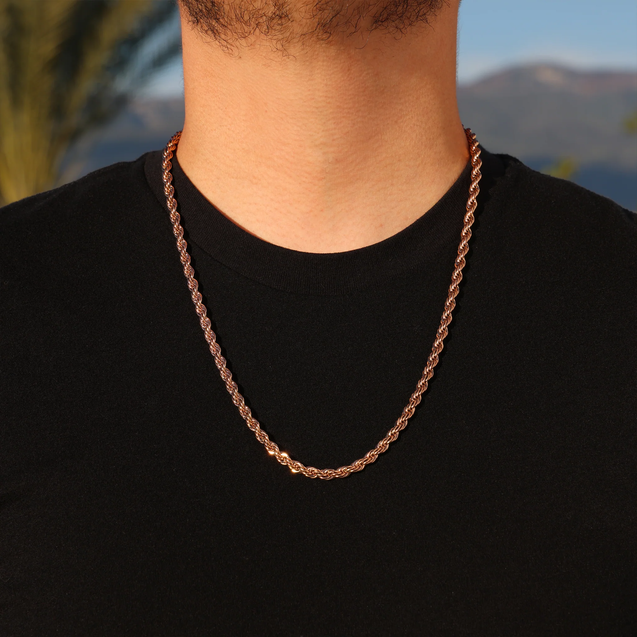 5mm Rope Chain - Rose Gold - Image 2