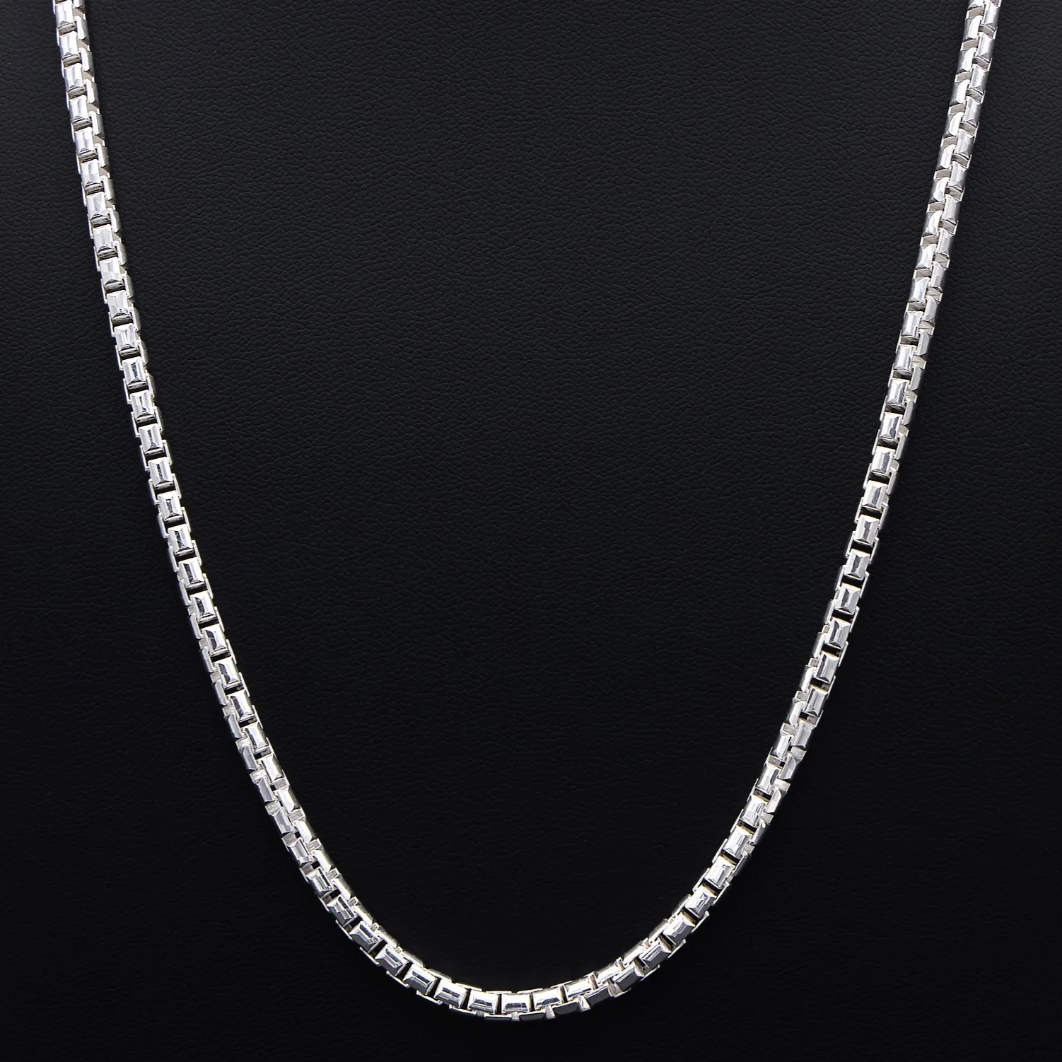 5mm Round Box Chain - 925 Silver