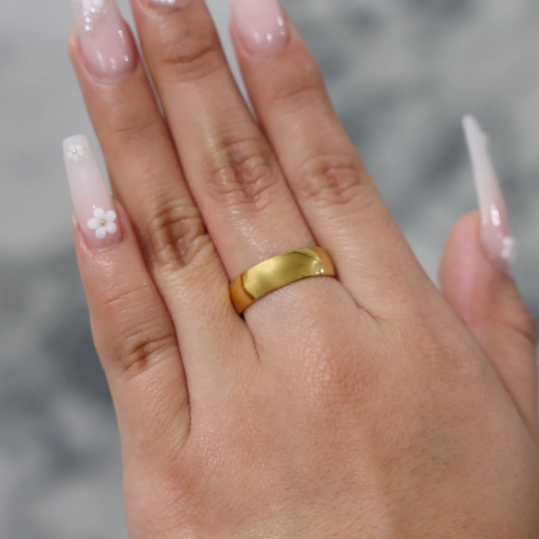 6mm Band Ring - Gold - Image 2