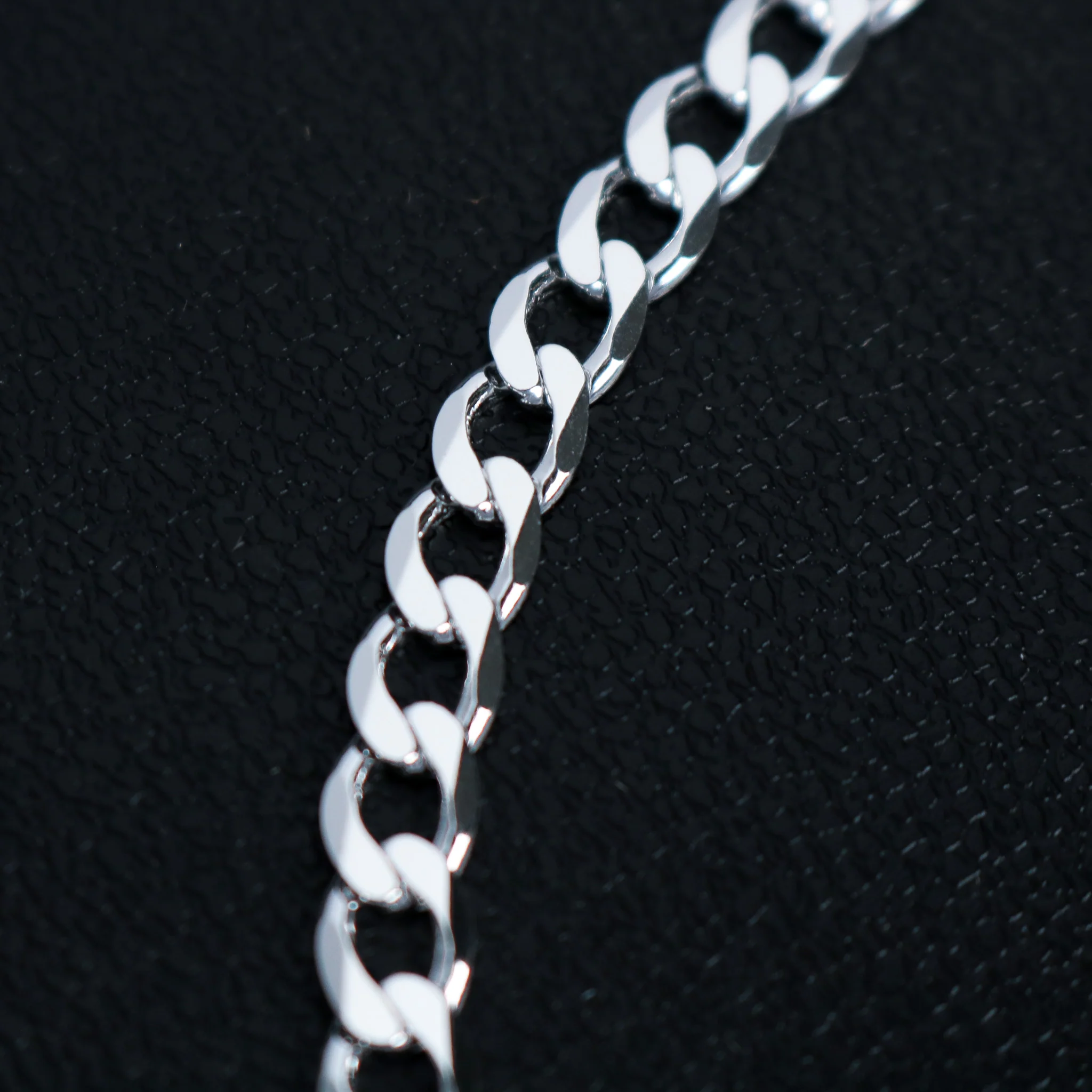 6mm Cuban Chain - 925 Silver - Image 4