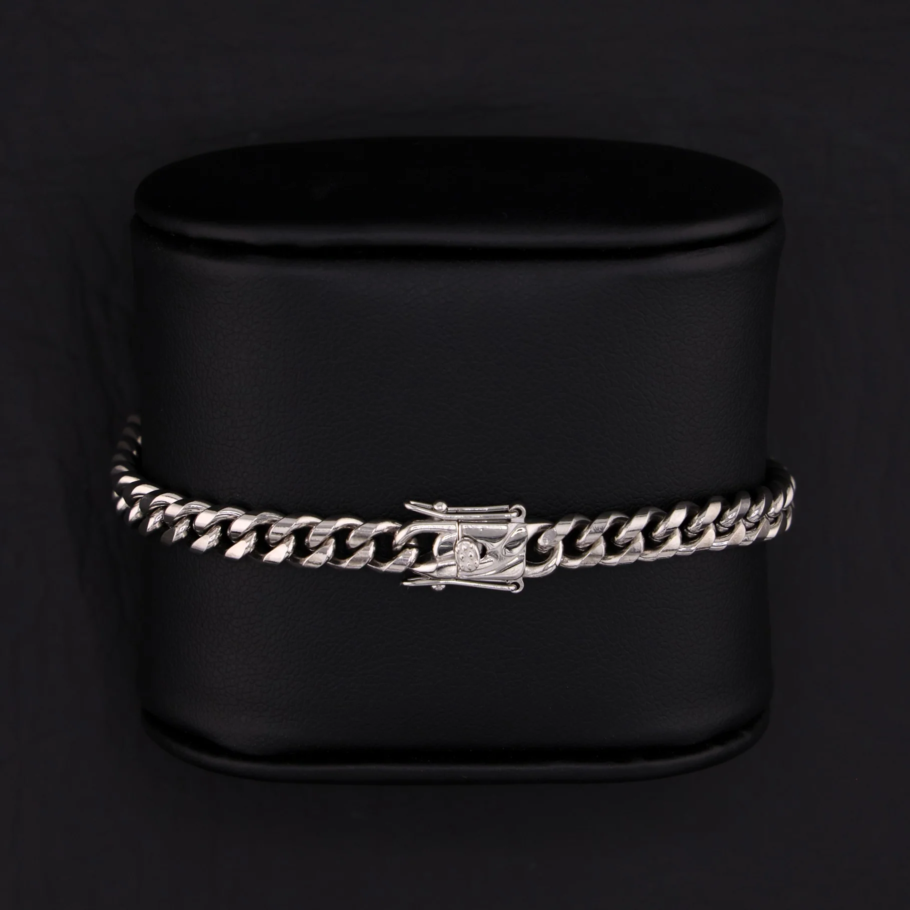 6mm Miami Cuban Bracelet - Premium 316L Stainless - Image 2