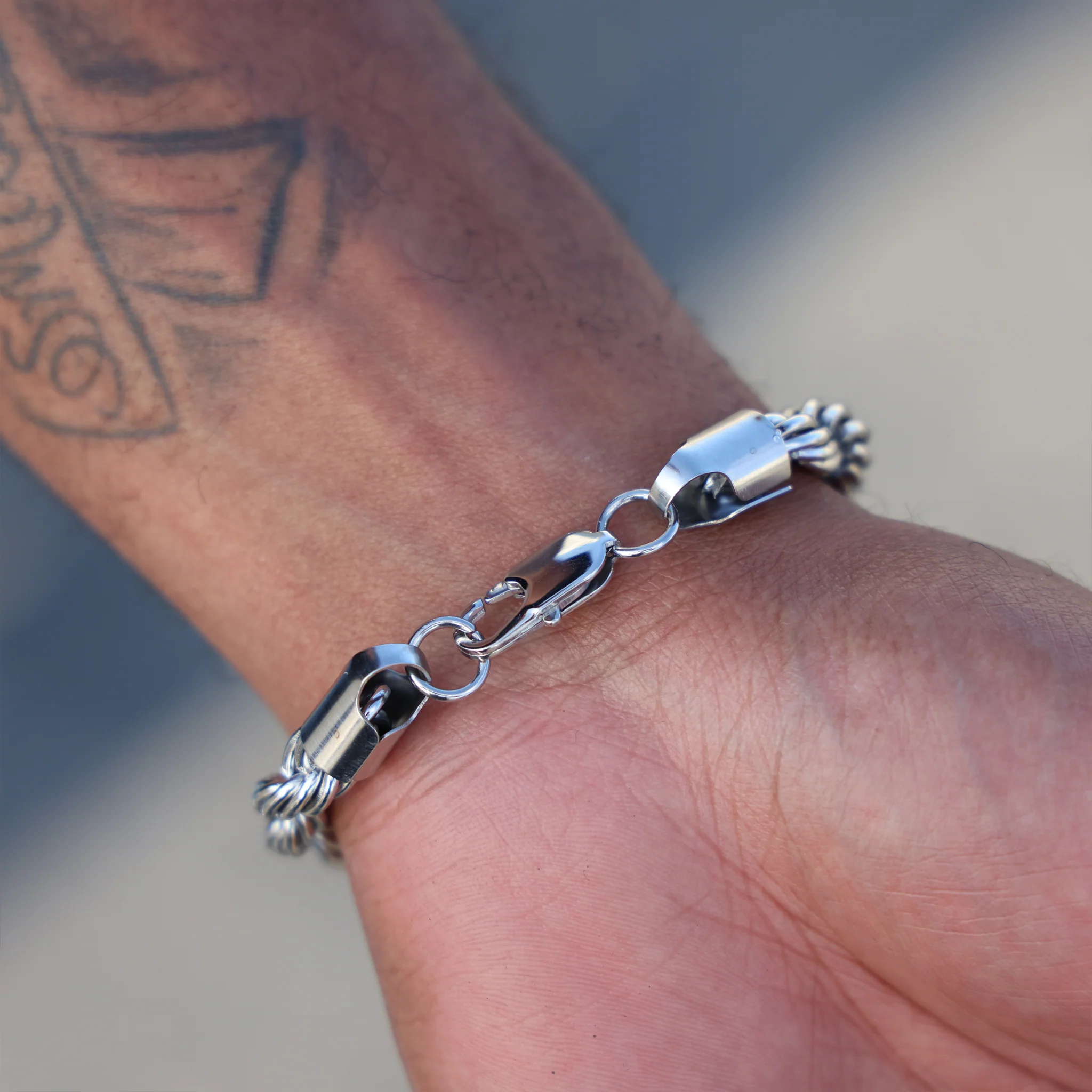 8mm Rope Bracelet - Premium 316L Stainless - Image 3