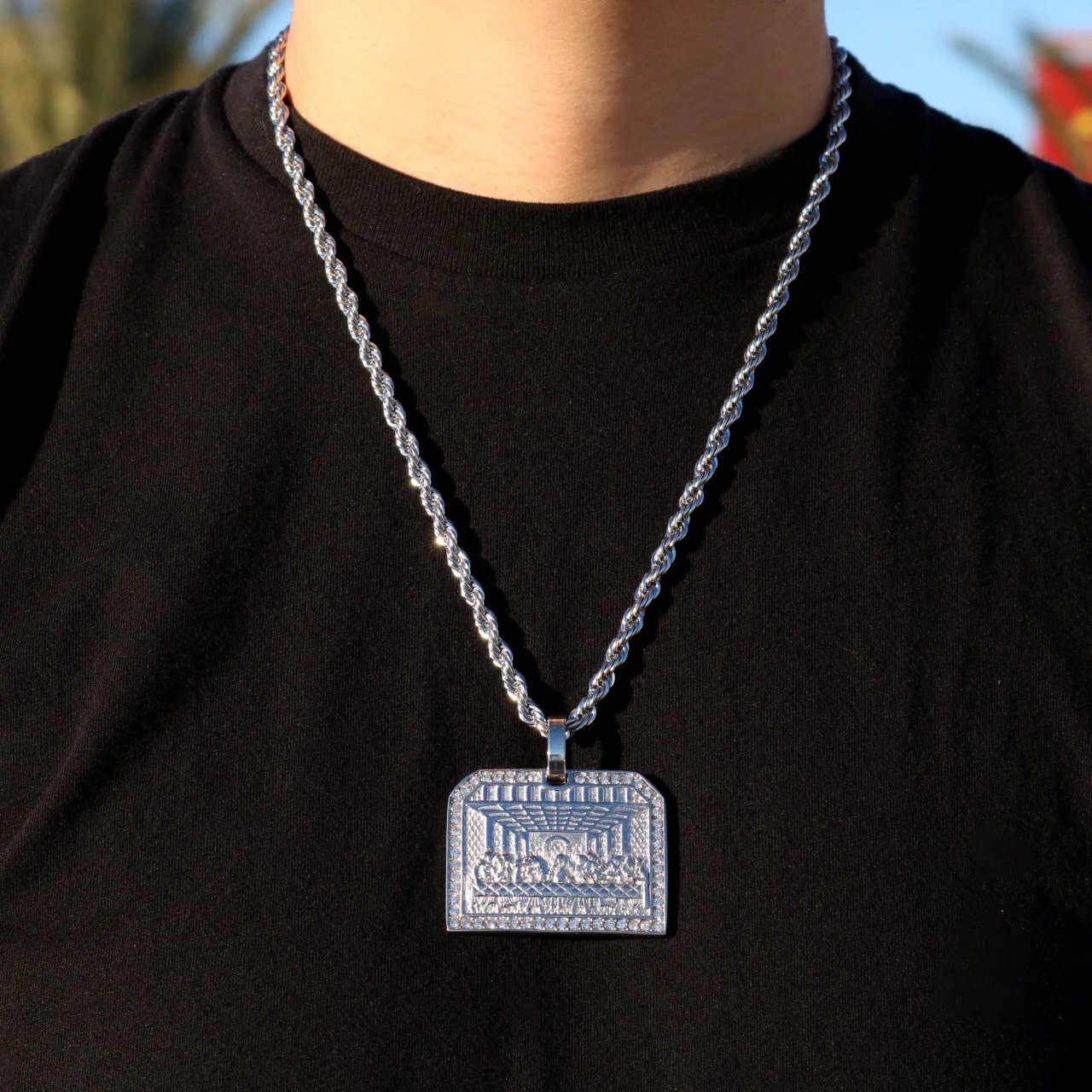 Big Last Supper Pendant - Premium 316L Stainless - Image 2