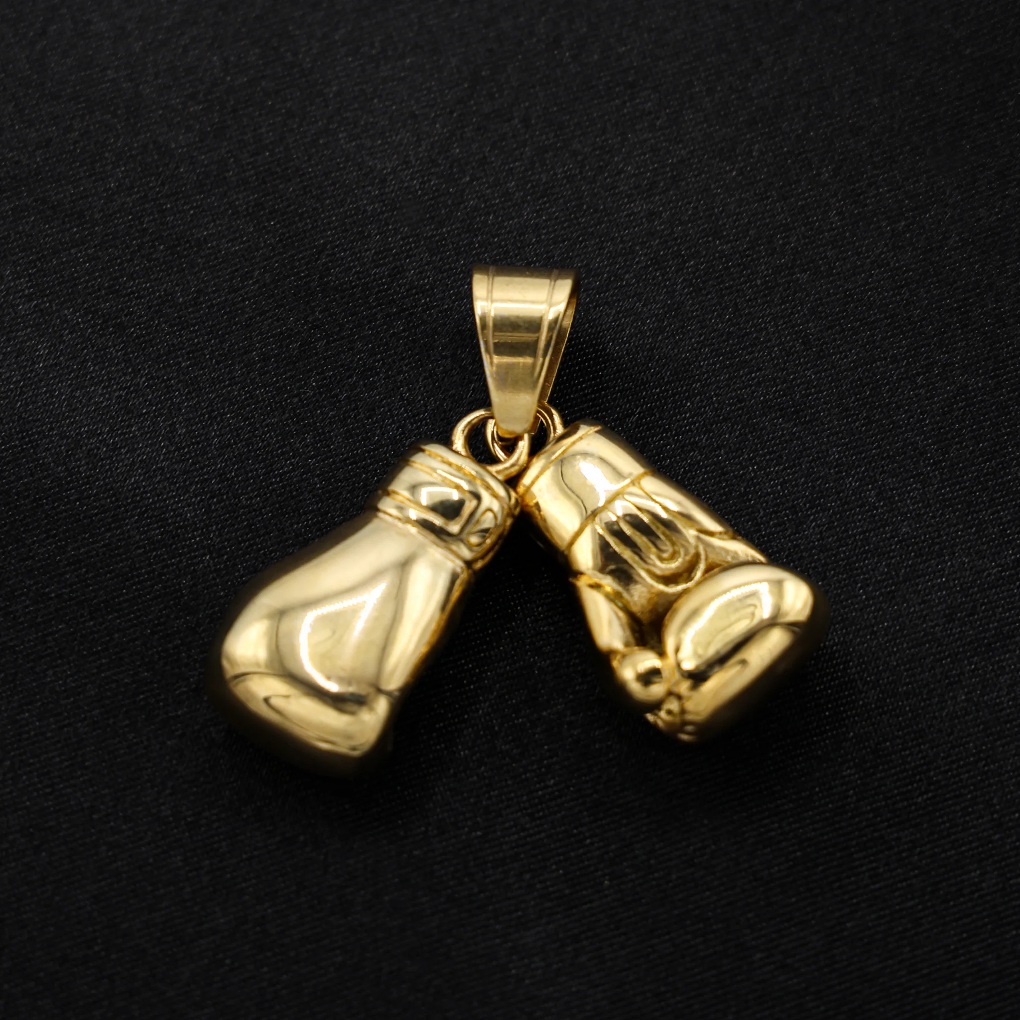 Boxing Gloves Pendant - Gold - Image 3