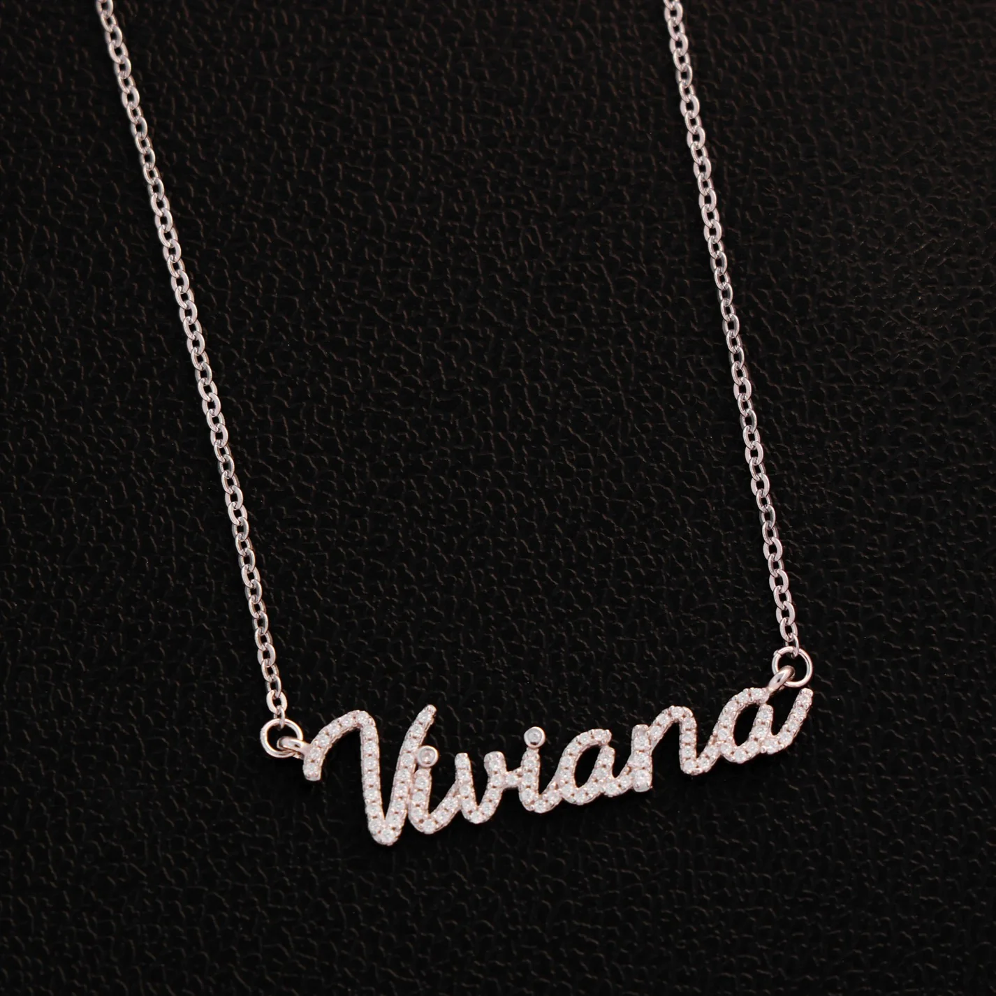 Custom Name Letter Necklace - 925 Silver - Image 2