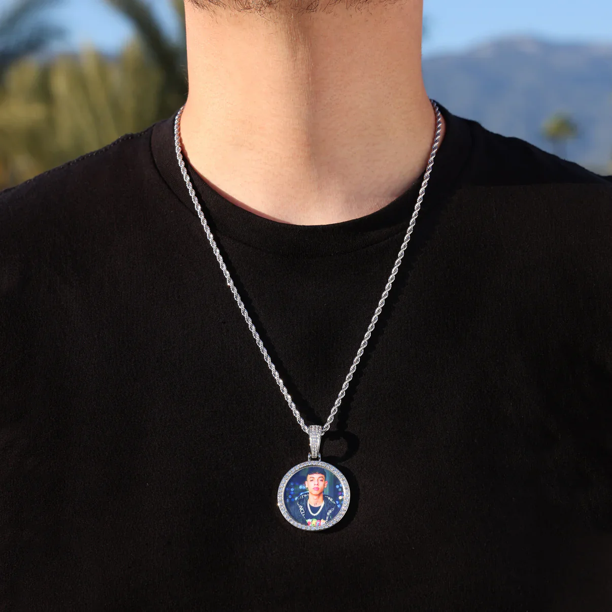 Custom Photo Pendant - 925 Silver - Image 2