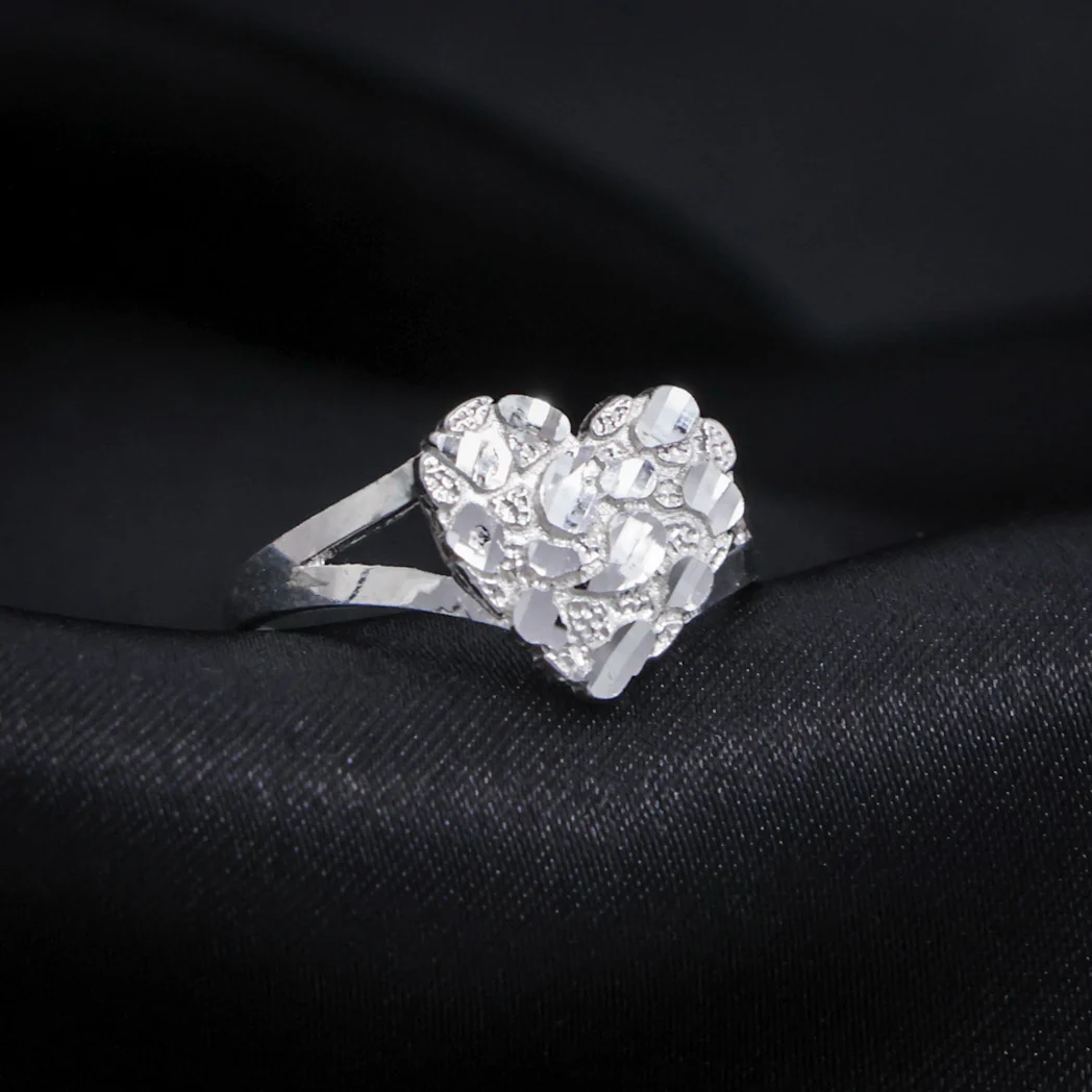 Heart Nugget Ring - 925 Silver - Image 2