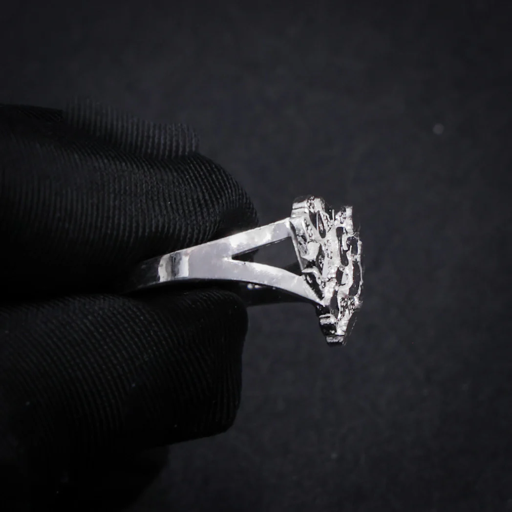Heart Nugget Ring - 925 Silver - Image 3