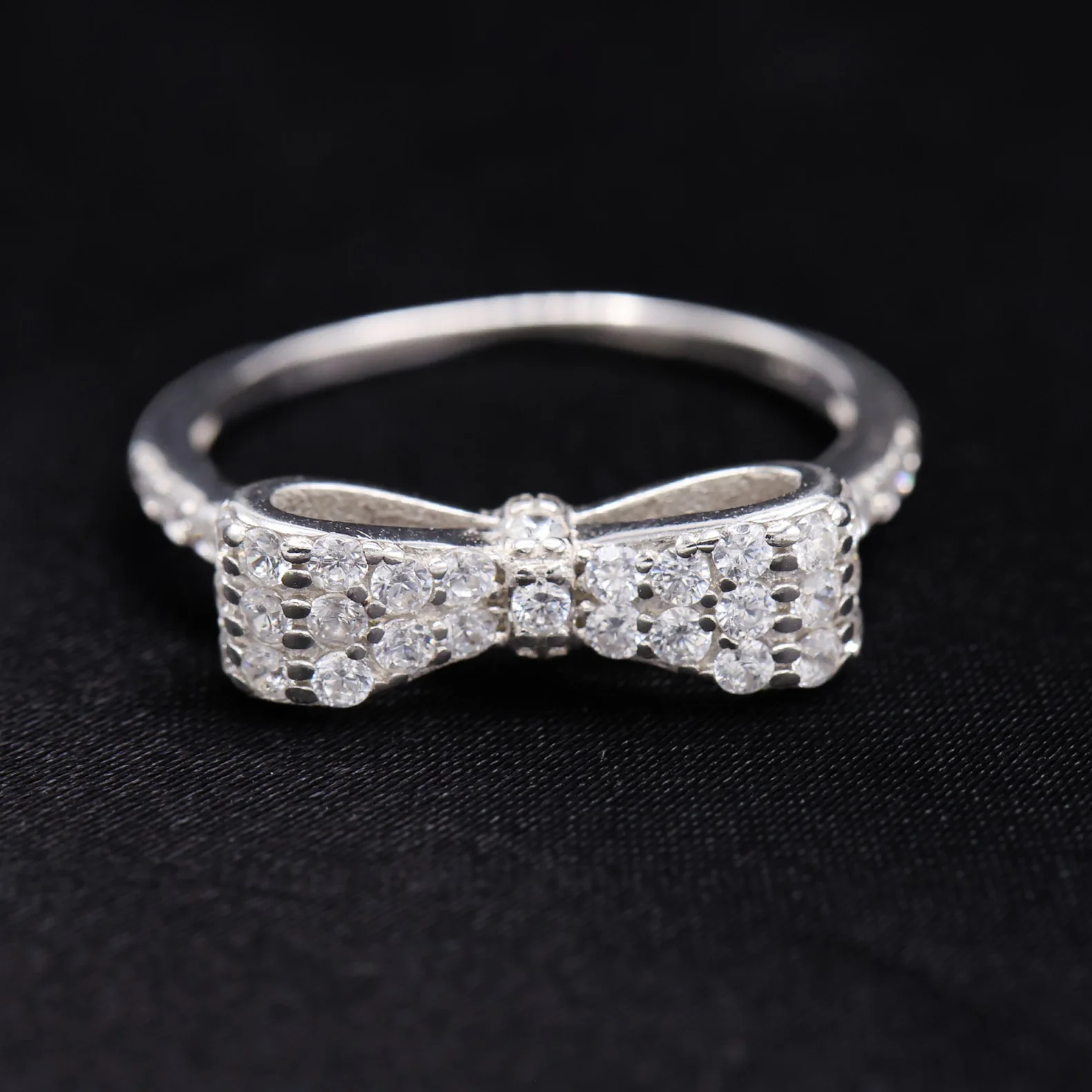Iced Coquette Ring - 925 Silver - Image 2