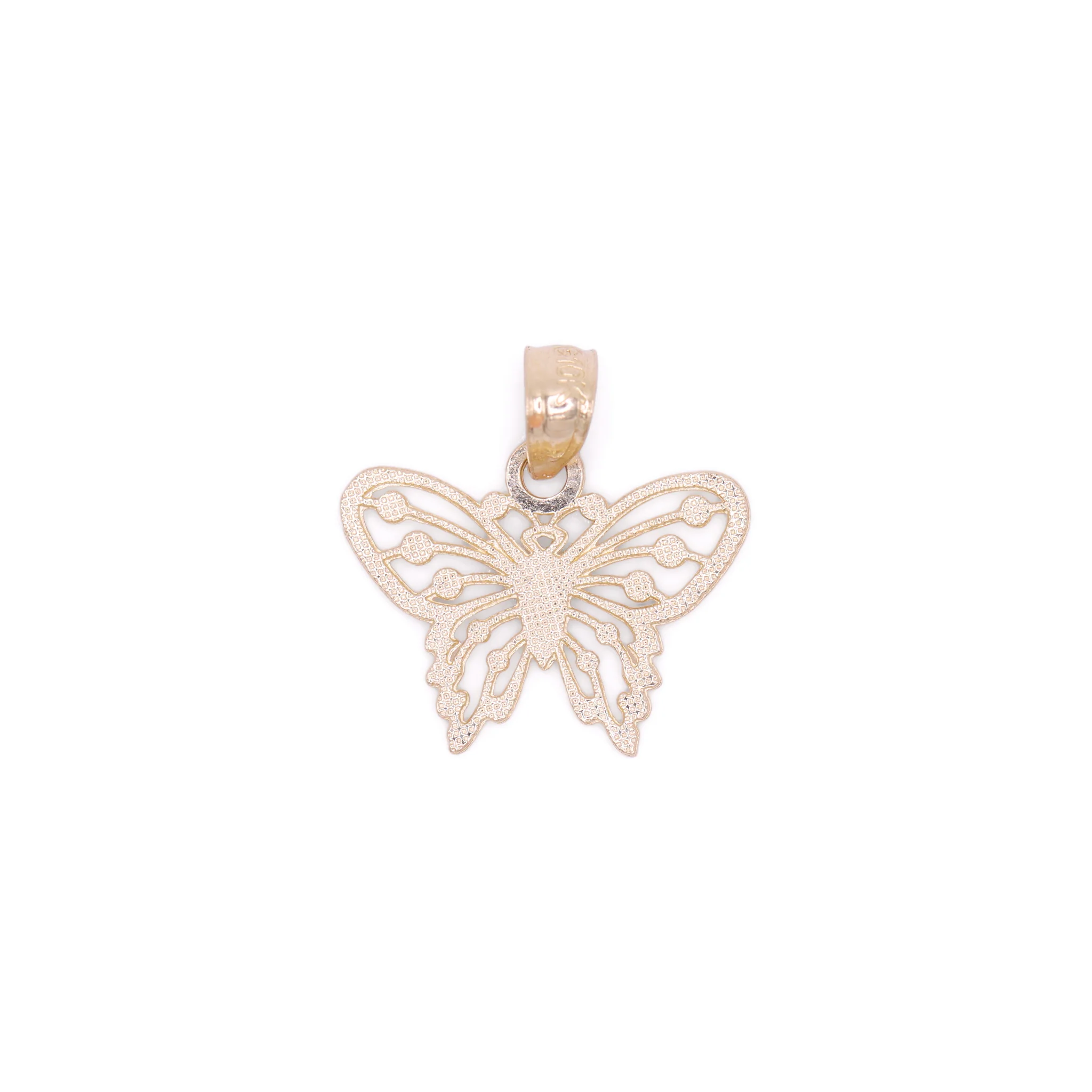 Small Butterfly Pendant - 10k Gold